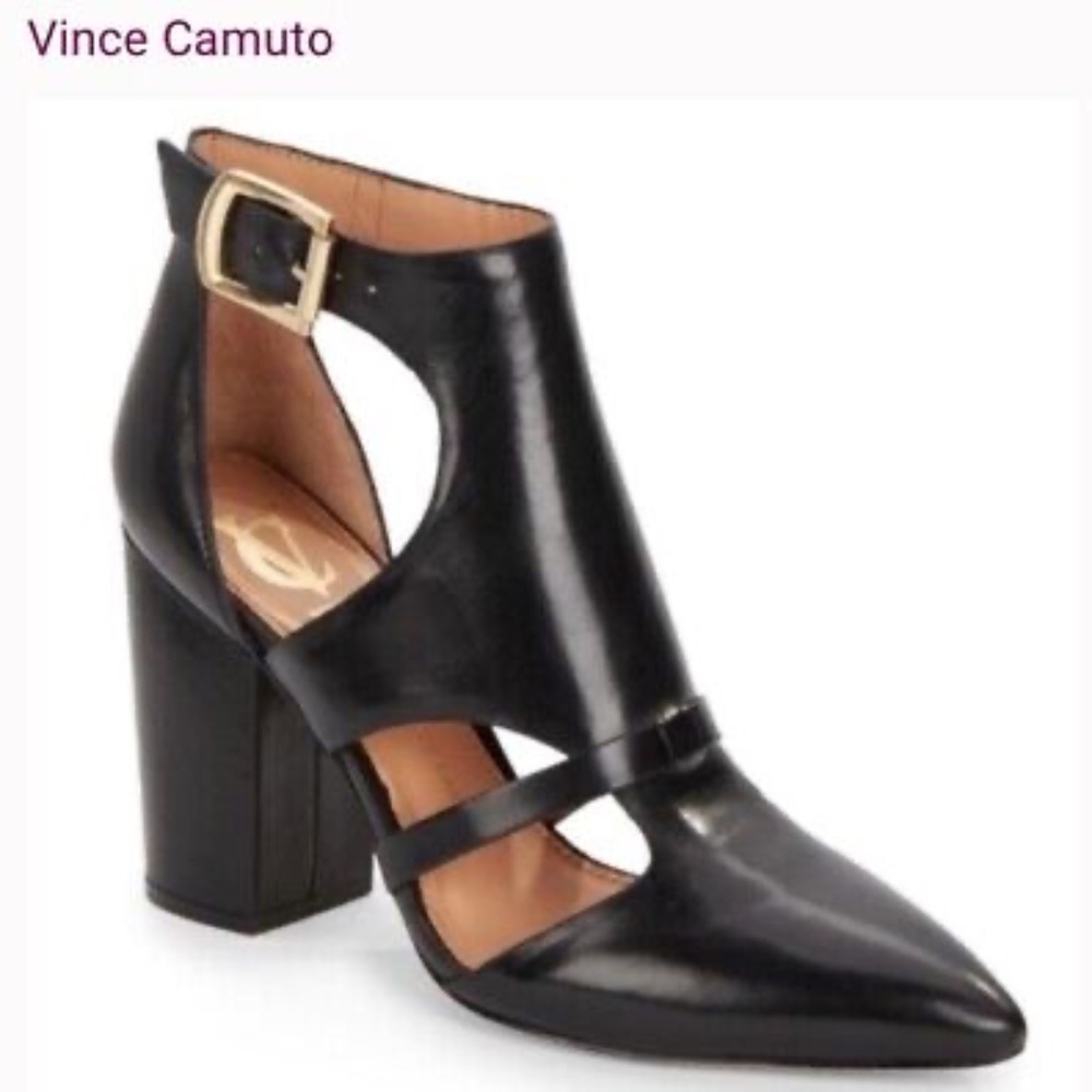 Vince Camuto Black Leather Shoes